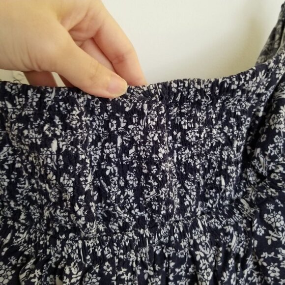 Torrid Floral Sleeveless Babydoll Smocked Tube Top - Picture 4 of 9